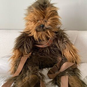 Disney Star Wars Chewbacca Chewie Plush Backpack Stuffed Animal